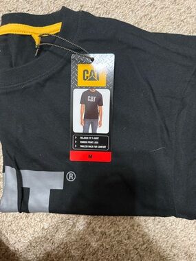 Men's Black Short Sleeve Logo Tee